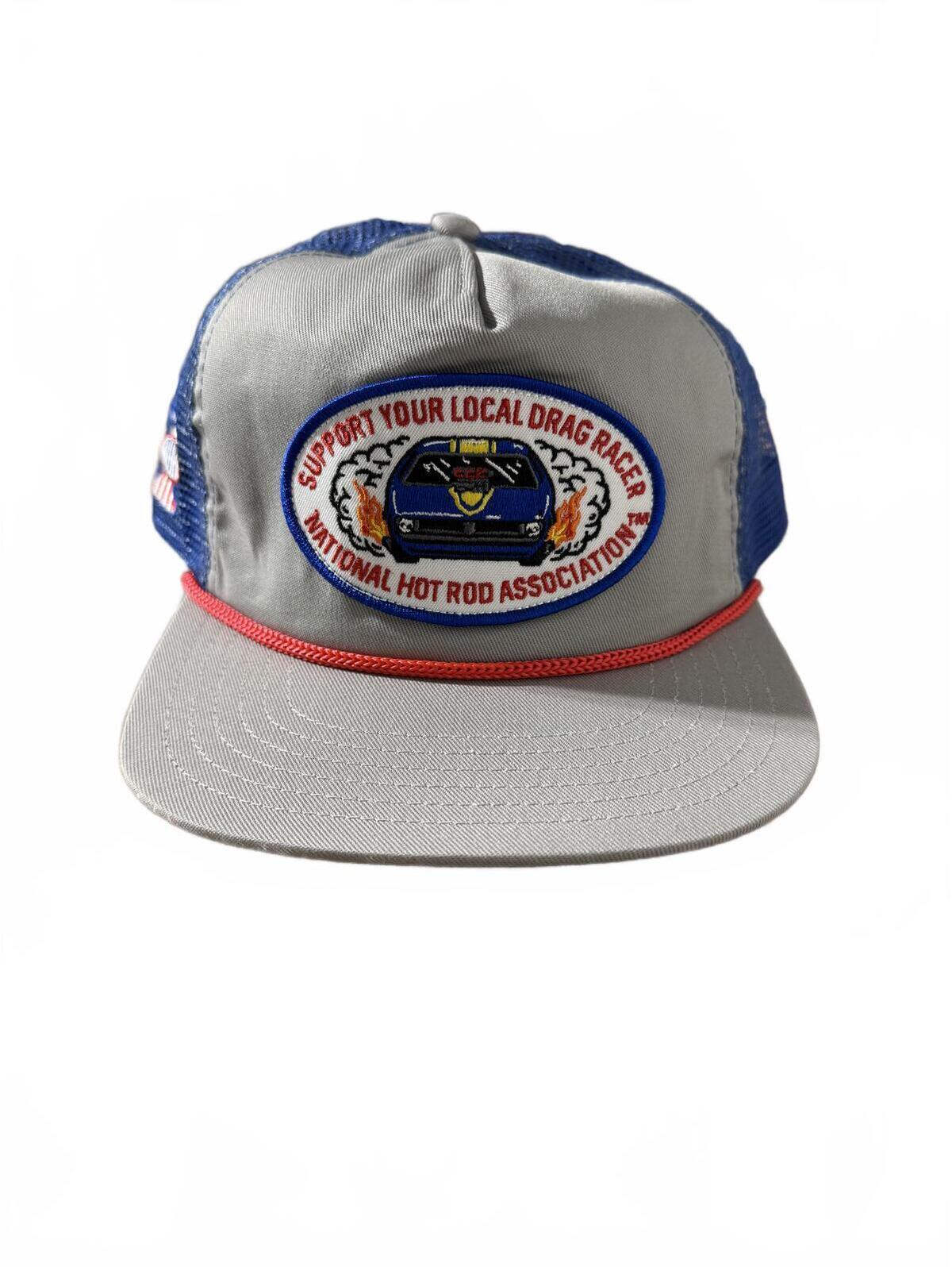 National Hot Rod Association Support Your Local Drag Racer Trucker Hat
